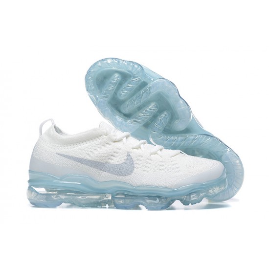 Nike Air VaporMax 2023 Flyknit Pure Kixify Unisex Platinum White Blue Kicks DV1678-002