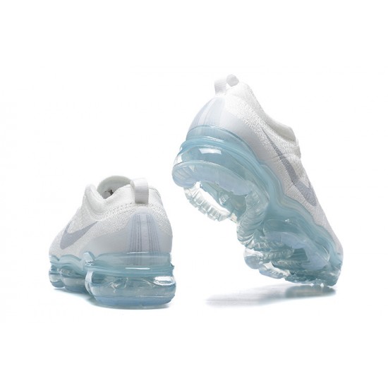 Nike Air VaporMax 2023 Flyknit Pure Kixify Unisex Platinum White Blue Kicks DV1678-002