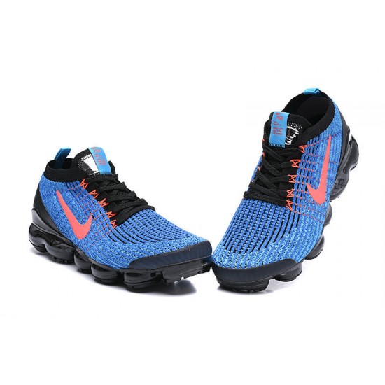 Kixify Unisex Nike Air VaporMax Flyknit 3 Black Blue Kicks AJ6900-015