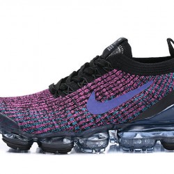 Kixify Unisex Nike Air VaporMax Flyknit 3 Black Purple Kicks AJ6900-009