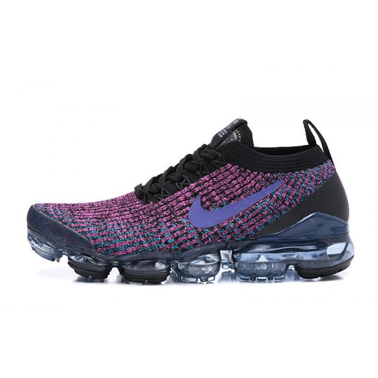 Kixify Unisex Nike Air VaporMax Flyknit 3 Black Purple Kicks AJ6900-009