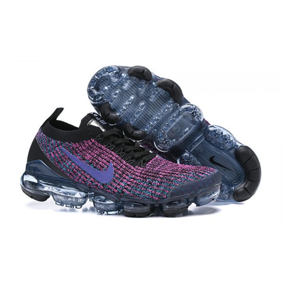 Kixify Unisex Nike Air VaporMax Flyknit 3 Black Purple Kicks AJ6900-009