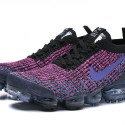 Kixify Unisex Nike Air VaporMax Flyknit 3 Black Purple Kicks AJ6900-009