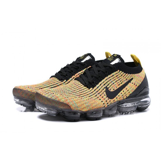 Kixify Unisex Nike Air VaporMax Flyknit 3 Black Yellow Kicks  AJ6900-006