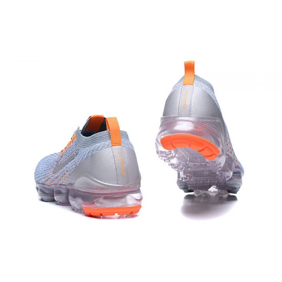 Kixify Unisex Nike Air VaporMax Flyknit 3 Grey Orange Kicks AJ6900-003