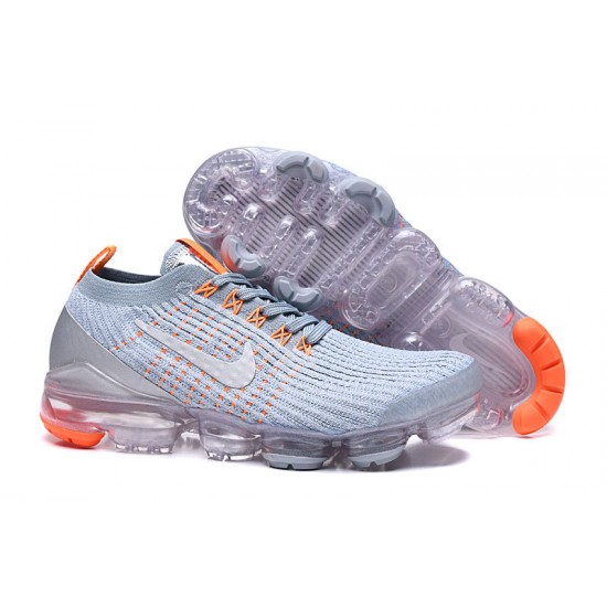 Kixify Unisex Nike Air VaporMax Flyknit 3 Grey Orange Kicks AJ6900-003