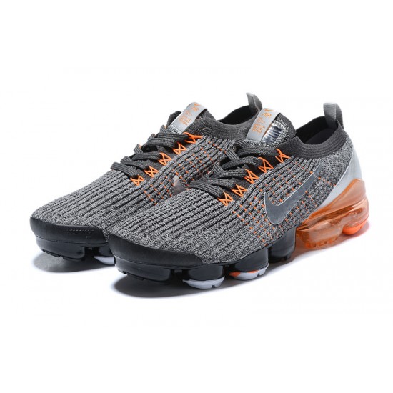 Kixify Unisex Nike Air VaporMax Flyknit 3 Grey Orange Kicks AJ6900-024