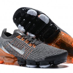 Kixify Unisex Nike Air VaporMax Flyknit 3 Grey Orange Kicks AJ6900-024