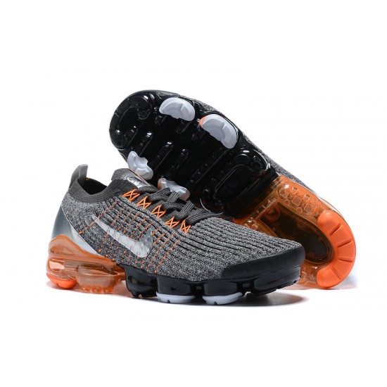 Kixify Unisex Nike Air VaporMax Flyknit 3 Grey Orange Kicks AJ6900-024