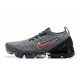 Kixify Unisex Nike Air VaporMax Flyknit 3 Grey Red Kicks AJ6900-012