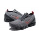 Kixify Unisex Nike Air VaporMax Flyknit 3 Grey Red Kicks AJ6900-012