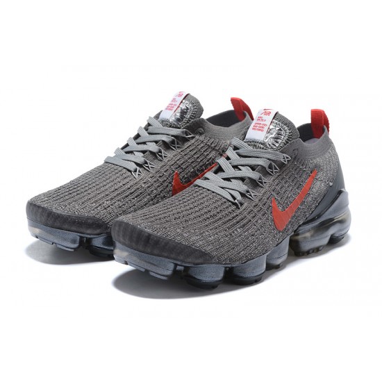 Kixify Unisex Nike Air VaporMax Flyknit 3 Grey Red Kicks CT1270-001