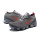 Kixify Unisex Nike Air VaporMax Flyknit 3 Grey Red Kicks CT1270-001