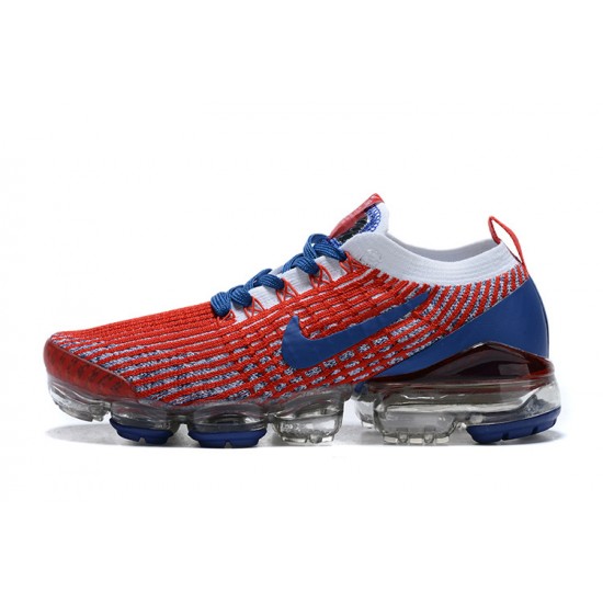 Kixify Unisex Nike Air VaporMax Flyknit 3 Red Blue Kicks CW5585-100