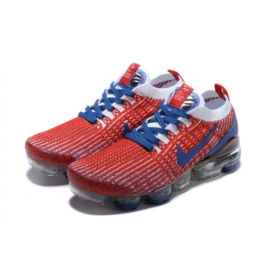 Kixify Unisex Nike Air VaporMax Flyknit 3 Red Blue Kicks CW5585-100