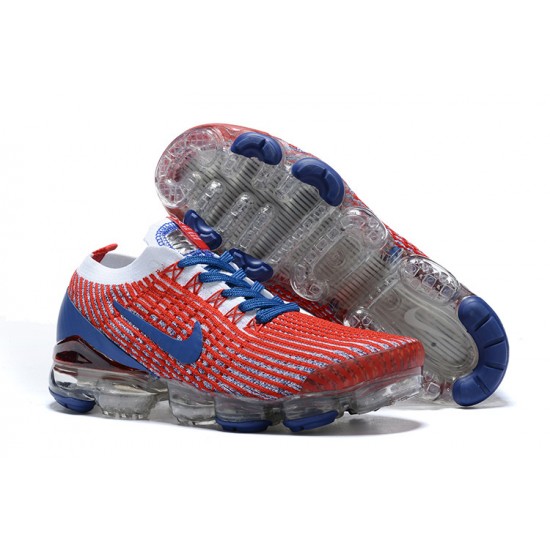 Kixify Unisex Nike Air VaporMax Flyknit 3 Red Blue Kicks CW5585-100