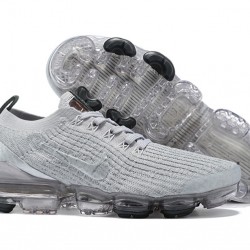 Kixify Unisex Nike Air VaporMax Flyknit 3 Silver Grey Kicks AJ6900-101