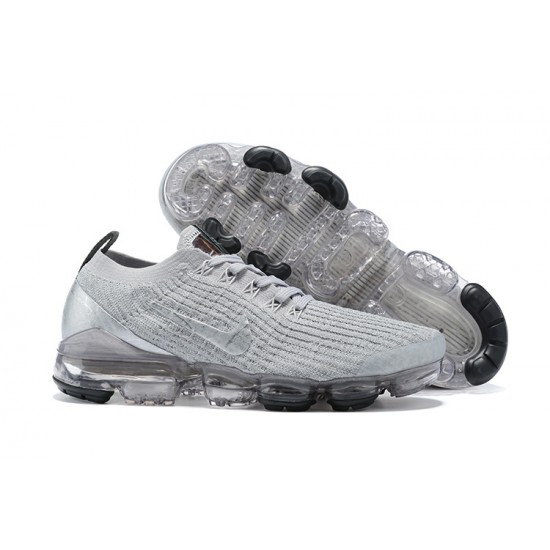 Kixify Unisex Nike Air VaporMax Flyknit 3 Silver Grey Kicks AJ6900-101