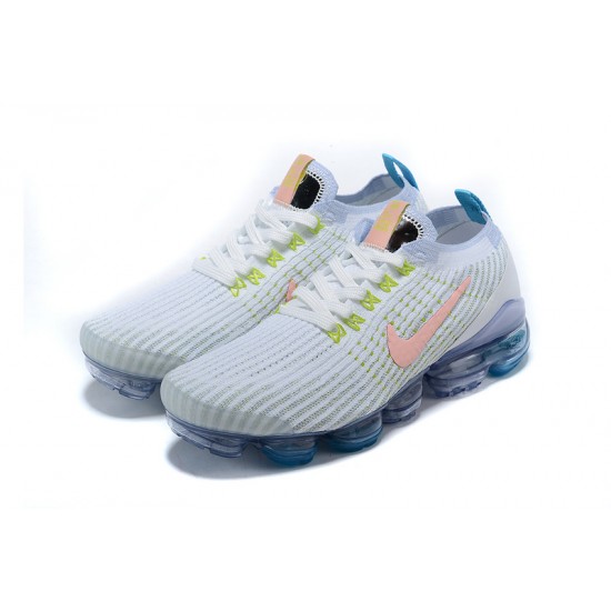 Kixify Unisex Nike Air VaporMax Flyknit 3 White Blue Kicks AJ6900-003