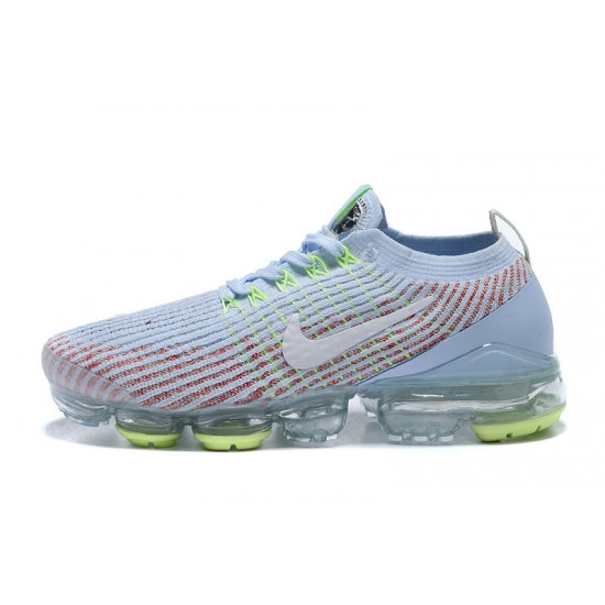 Kixify Unisex Nike Air VaporMax Flyknit 3 White Blue Kicks AJ6910-200