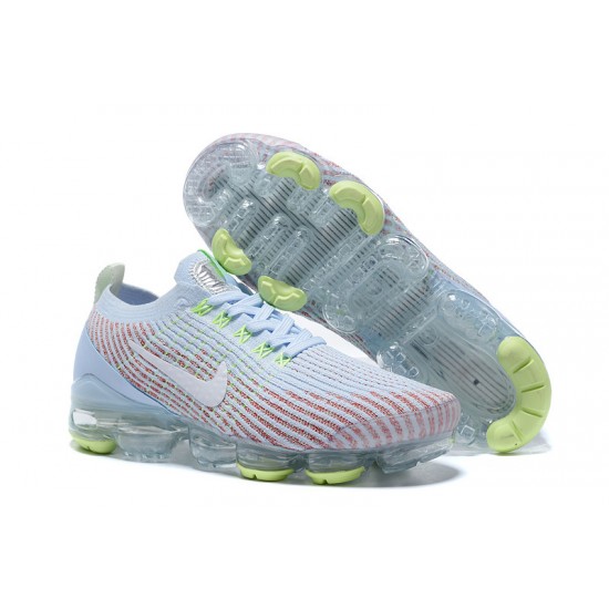 Kixify Unisex Nike Air VaporMax Flyknit 3 White Blue Kicks AJ6910-200