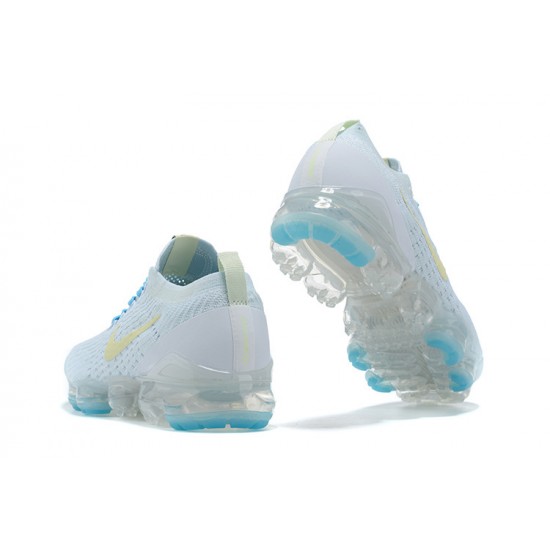 Kixify Unisex Nike Air VaporMax Flyknit 3 White Blue Kicks AJ6910-500