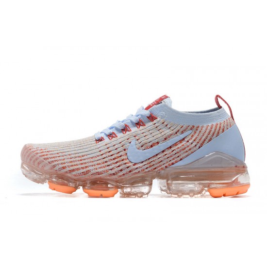 Kixify Unisex Nike Air VaporMax Flyknit 3 White Orange Kicks AJ6910-400