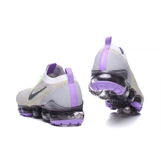 Kixify Unisex Nike Air VaporMax Flyknit 3 White Purple Kicks AJ6900-102