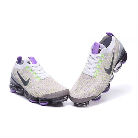 Kixify Unisex Nike Air VaporMax Flyknit 3 White Purple Kicks AJ6900-102