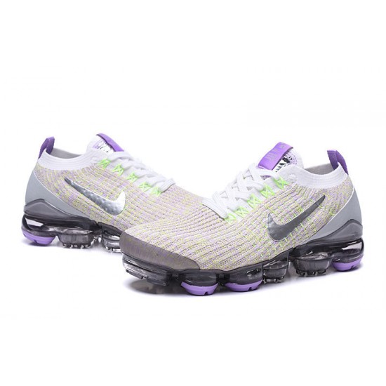 Kixify Unisex Nike Air VaporMax Flyknit 3 White Purple Kicks AJ6900-102