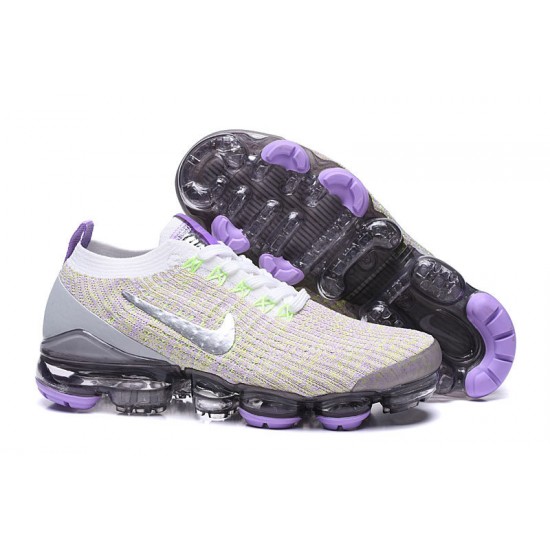 Kixify Unisex Nike Air VaporMax Flyknit 3 White Purple Kicks AJ6900-102