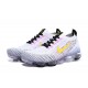 Kixify Unisex Nike Air VaporMax Flyknit 3 White Yellow Kicks AJ6900-103