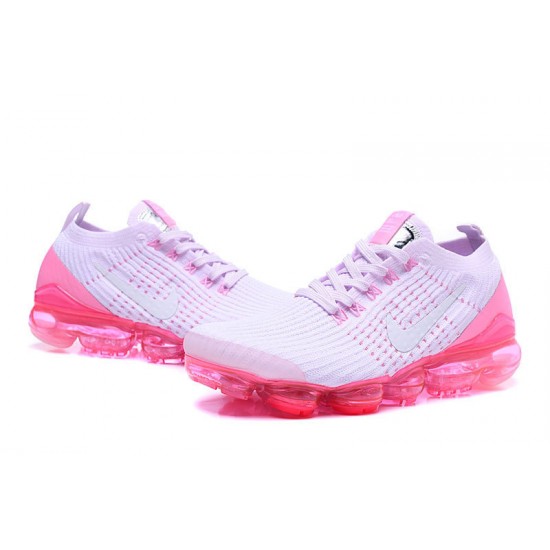 Kixify Women Nike Air VaporMax Flyknit 3 White Pink Kicks AJ6910-005