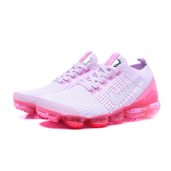 Kixify Women Nike Air VaporMax Flyknit 3 White Pink Kicks AJ6910-005