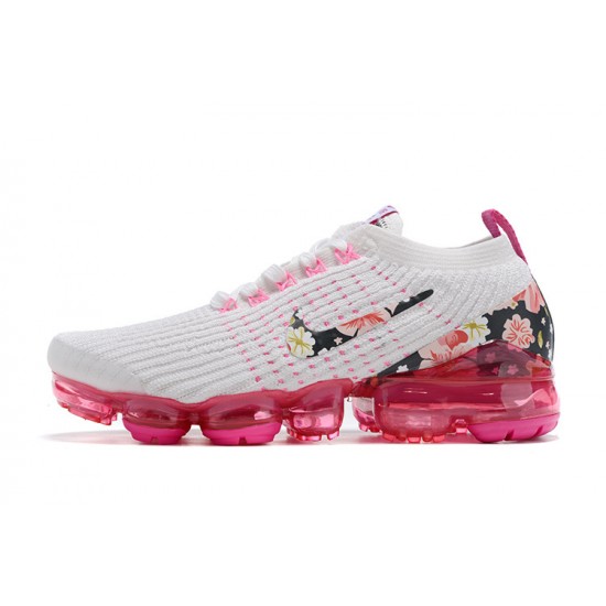 Kixify Women Nike Air VaporMax Flyknit 3 White Pink Kicks AJ6910-601