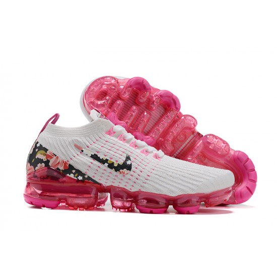 Kixify Women Nike Air VaporMax Flyknit 3 White Pink Kicks AJ6910-601