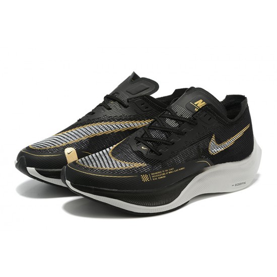 Kixify Unisex Nike ZoomX VaporFly NEXT Black Gold Kicks 