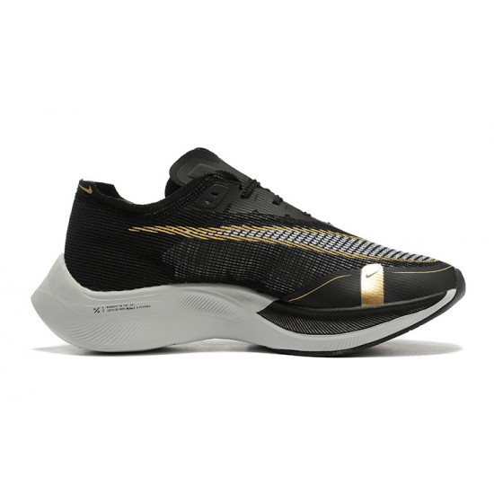 Kixify Unisex Nike ZoomX VaporFly NEXT Black Gold Kicks 