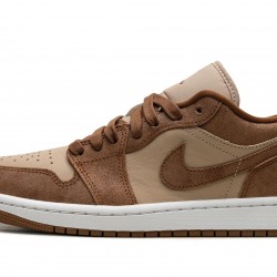 Nike Air Jordan 1 Low Womens TanBrown FJ3453-200 Shoes