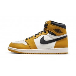 Nike Air Jordan 1 Retro High OG Mens Yellow Ochre DZ5485-701 Shoes